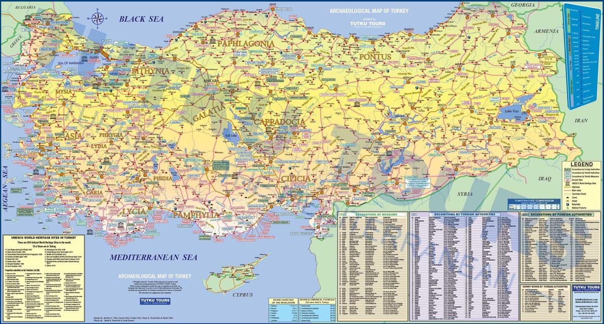 archäologische Stätten in der Türkei anzeigen