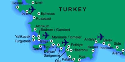 Besten Strände in der Türkei anzeigen