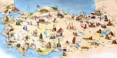 Türkei touristische Karte anzeigen